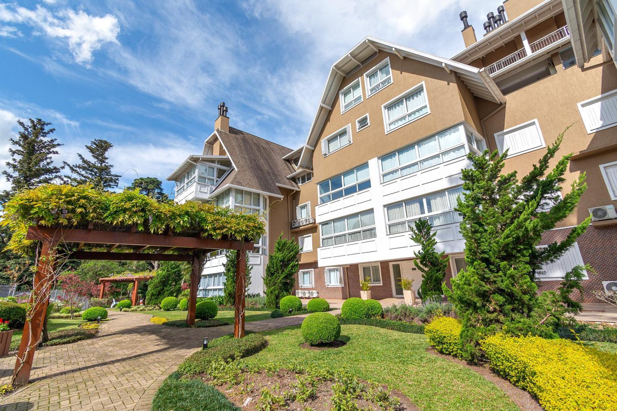 Incrível Apartamento no Centro de Gramado Exterior foto